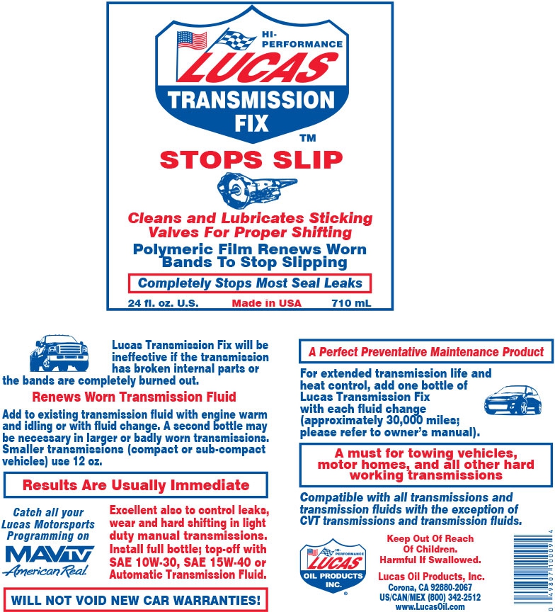 Lucas Oil 10009 Transmission Fix - Stops Hesitation & Rough Shifting (24 Oz)